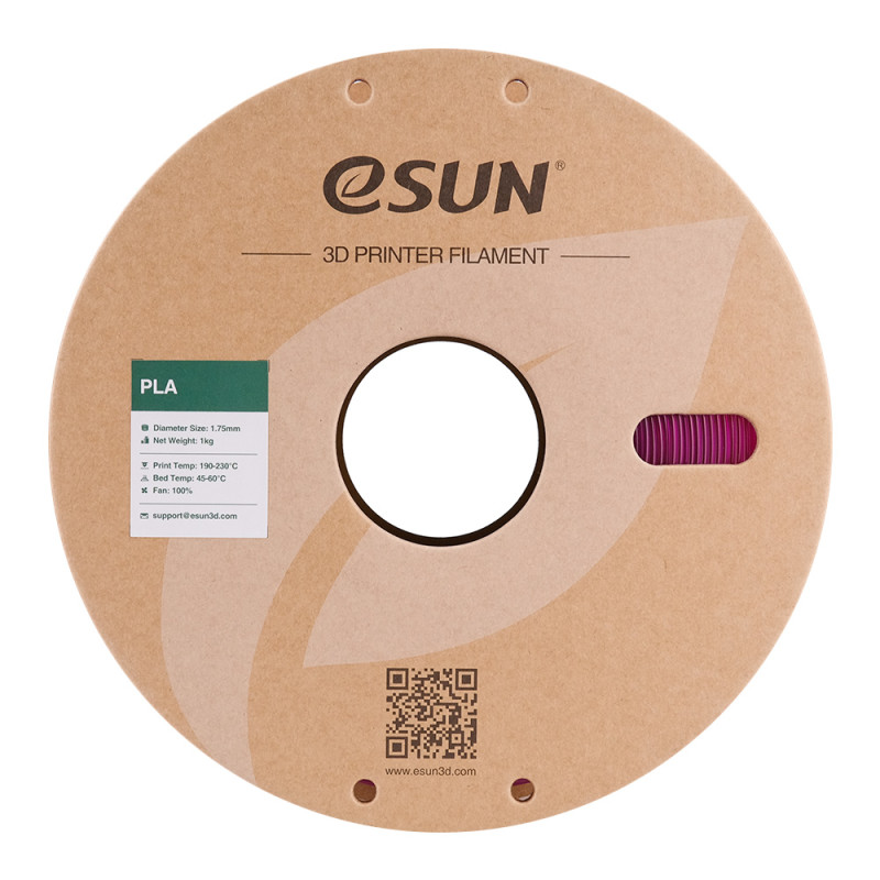 eSun Glass PLA Purple / Paars Filament eSun Glass PLA Purple / Paars Filament