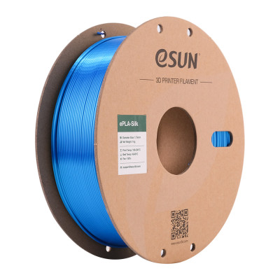 eSun ePLA-Silk Cyan / Cyaan Filament eSun ePLA-Silk Cyan / Cyaan Filament
