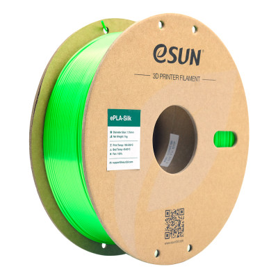 eSun ePLA-Silk Green / Groen Filament eSun ePLA-Silk Green / Groen Filament