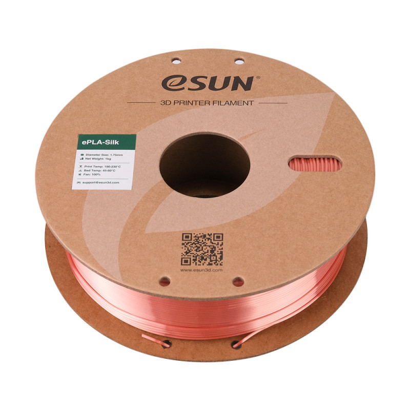 eSun ePLA-Silk Rose Gold / Rosé Goud Filament eSun ePLA-Silk Rose Gold / Rosé Goud Filament