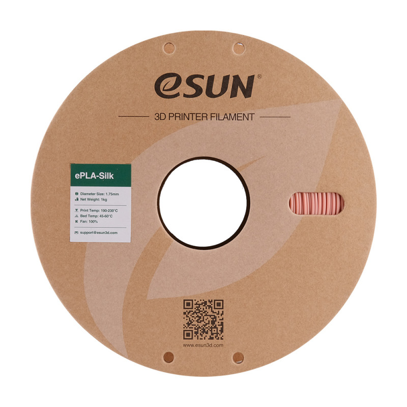 eSun ePLA-Silk Rose Gold / Rosé Goud Filament eSun ePLA-Silk Rose Gold / Rosé Goud Filament