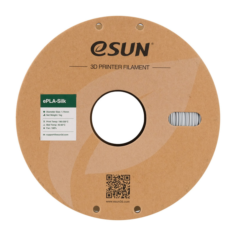 eSun ePLA-Silk Silver / Zilver Filament