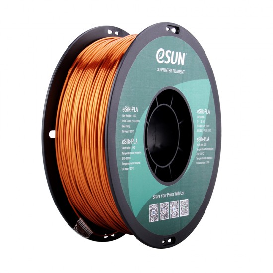 eSun eSilk PLA Copper / Koper Filament eSun eSilk PLA Copper / Koper Filament