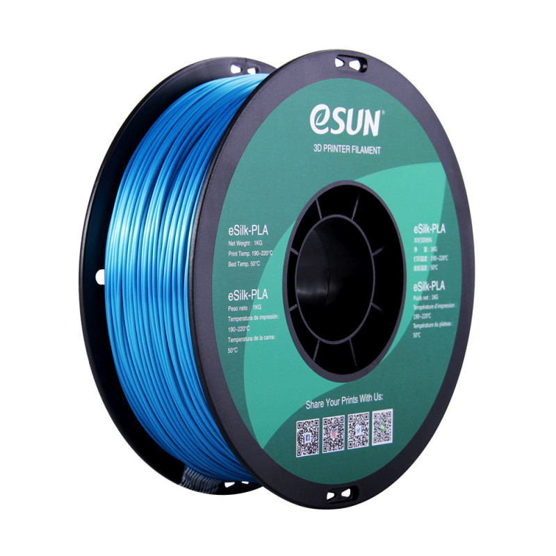 eSun ePLA-Silk Cyan / Cyaan Filament