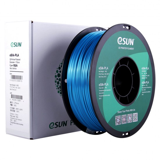 eSun eSilk PLA Cyan / Cyaan Filament