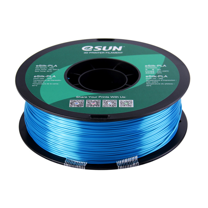 eSun ePLA-Silk Cyan / Cyaan Filament