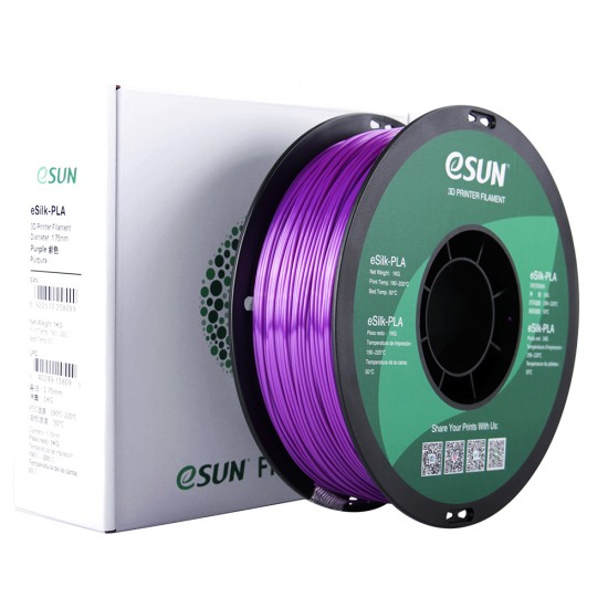 eSun eSilk PLA Purple / Paars Filament