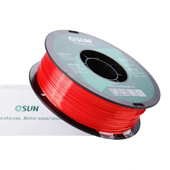 1.75mm rood eSilk PLA filament