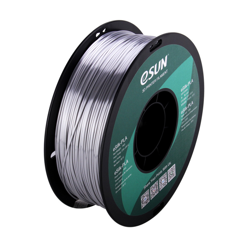 eSun ePLA-Silk Silver / Zilver Filament