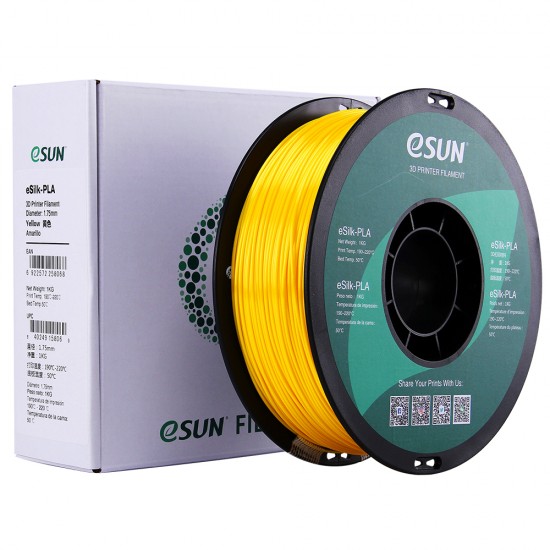 eSun eSilk PLA Yellow / Geel Filament