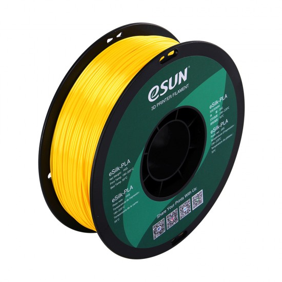 eSun eSilk PLA Yellow / Geel Filament