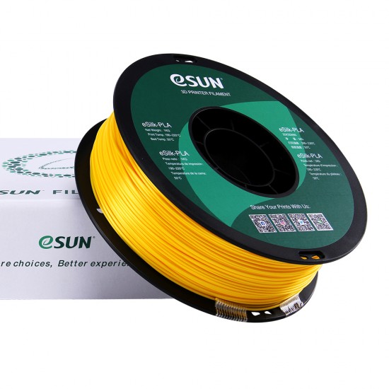 eSun eSilk PLA Yellow / Geel Filament