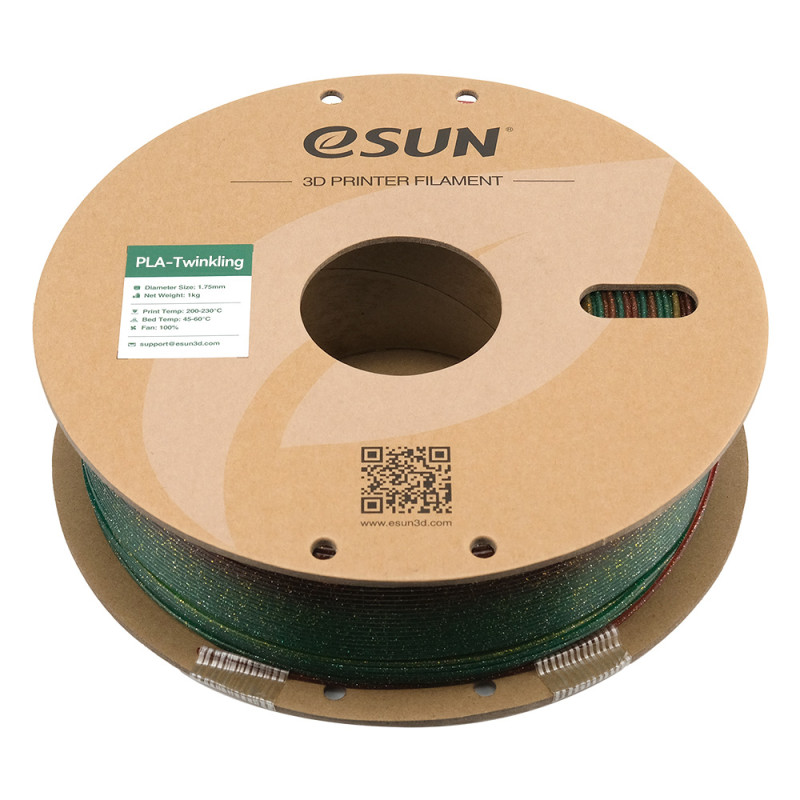 eSun eTwinkling PLA Rainbow / Twinkelend Regenboog Filament eSun eTwinkling PLA Rainbow / Twinkelend Regenboog Filament