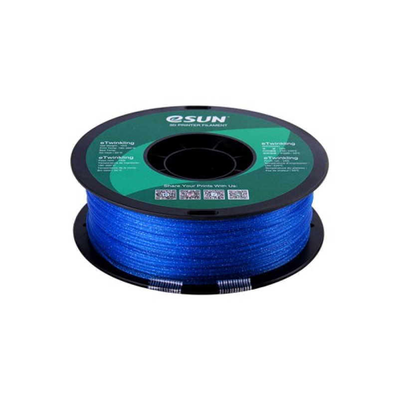 eSun eTwinkling PLA Blue / Blauw Filament