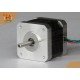 NEMA 17 steppermotor 0.9 graden, 1.7A