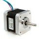 NEMA 17 steppermotor 0.9 graden, 1.7A