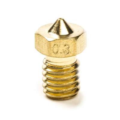 e3D 0.3mm Nozzle / Printkop Messing voor 1.75mm Filament e3D 0.3mm Nozzle / Printkop Messing voor 1.75mm Filament