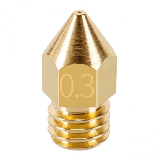 MK8 0.3mm Nozzle / Printkop Messing voor 1.75mm Filament