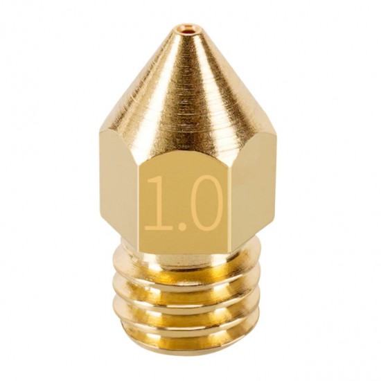 MK8 1.0mm Nozzle / Printkop Messing voor 1.75mm Filament