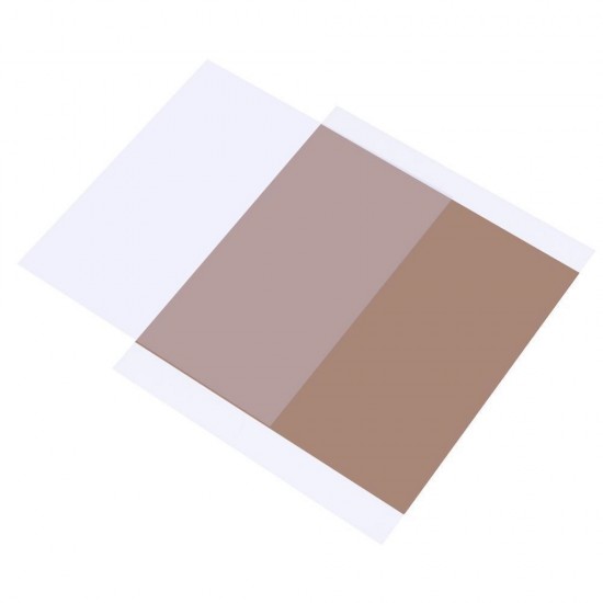 PEI vel 220x220mm transparant PEI vel 220x220mm transparant